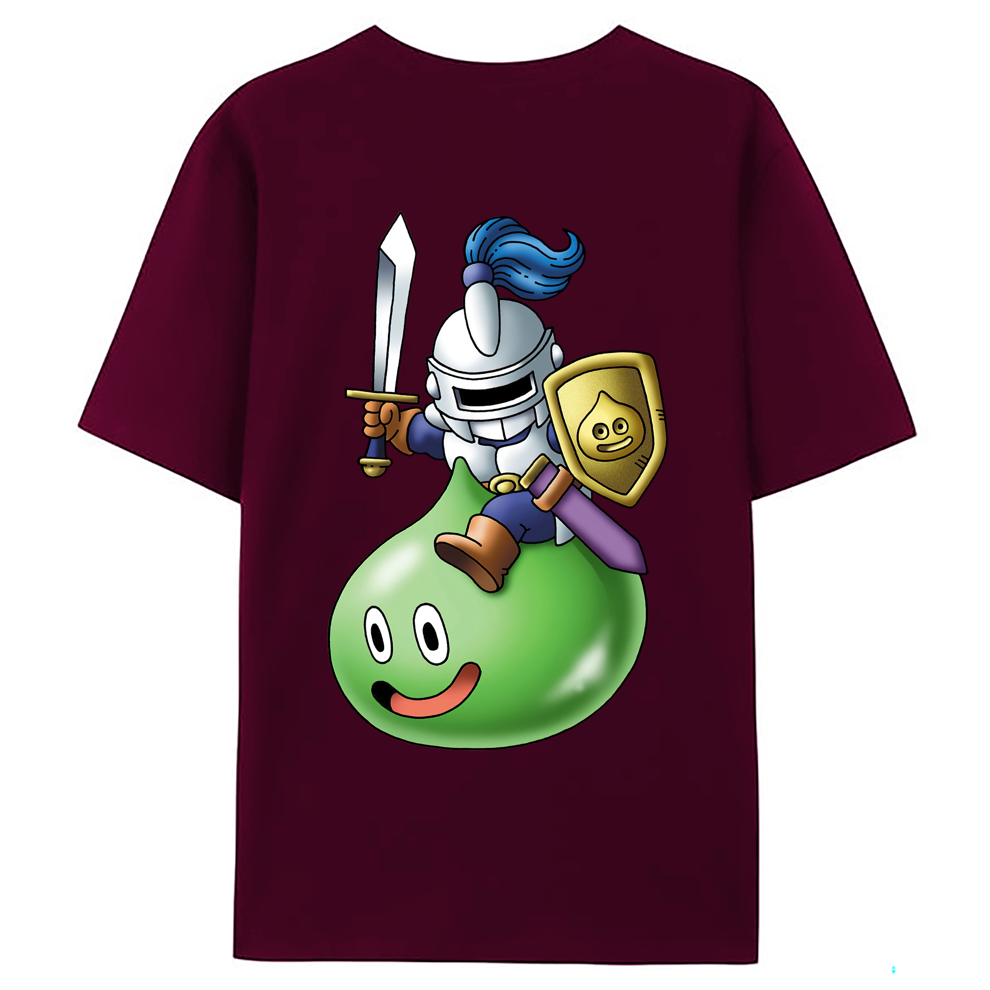 （画像用） ドラゴンクエスト Doragon Kuesuto Dragon Quest レディース半袖Tシャツ(バックプリント)